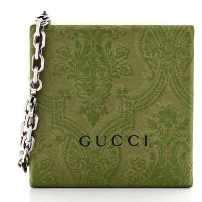 Gucci Sterling Silver Narrow Interlocking G Link Bracelet 5 of 5