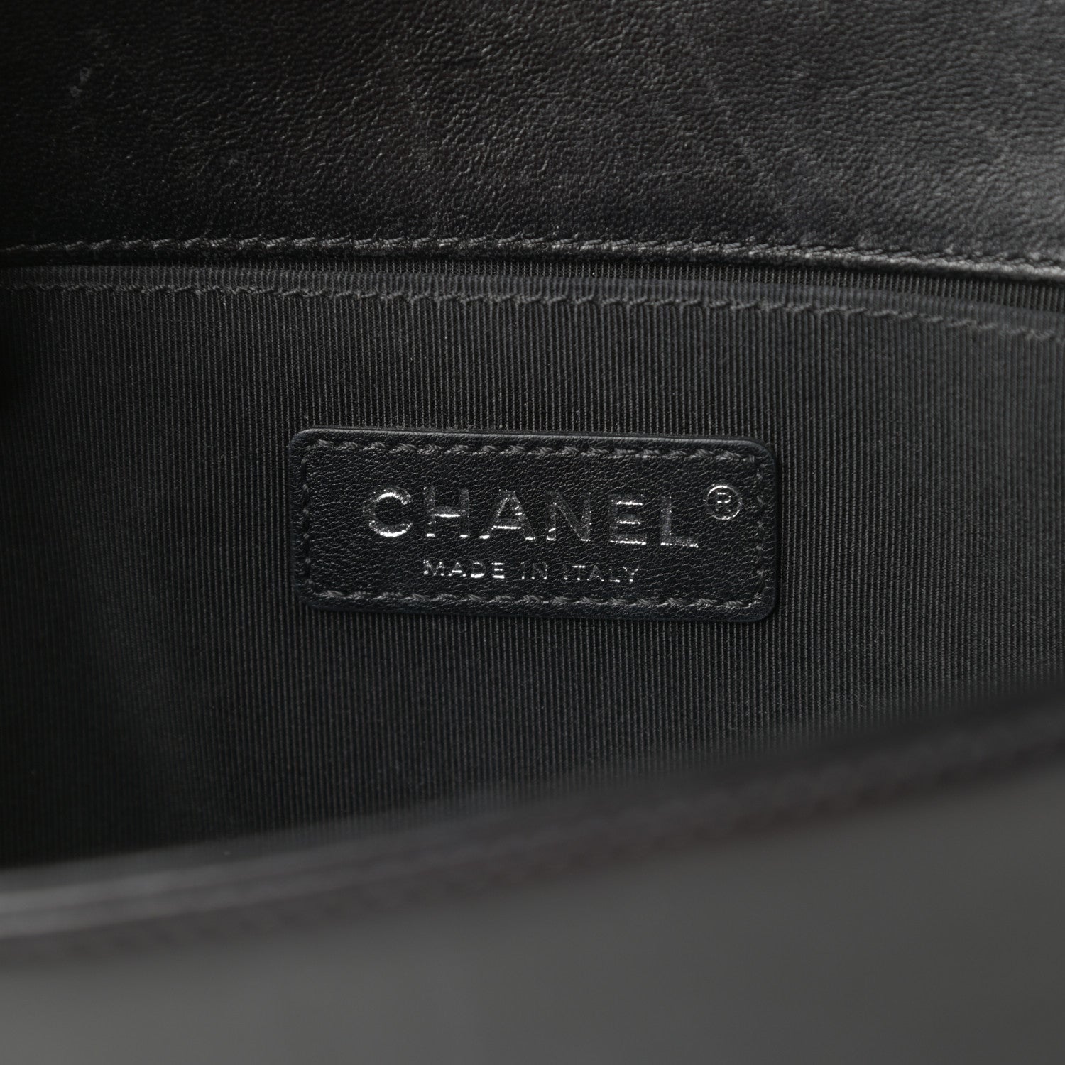 Chanel Lambskin Quilted Medium Boy Flap Black 6 of 16