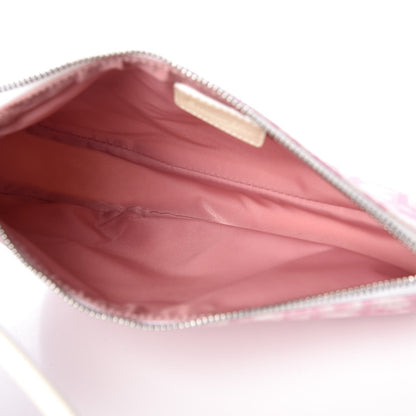 Christian Dior Monogram Mini Saddle Pochette Pink 5 of 14
