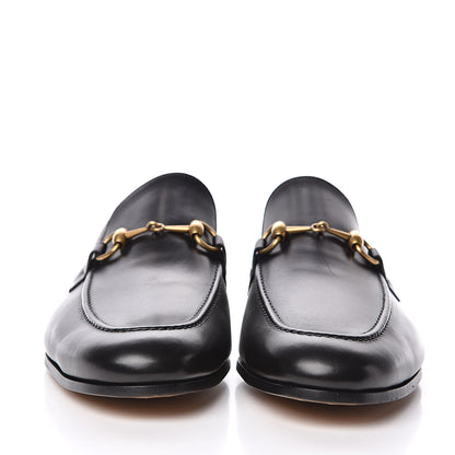Gucci Calfskin Horsebit Mens Jordaan Loafers 9.5 Black 2 of 10