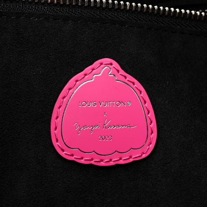 Louis Vuitton LV X YK Empreinte Infinity Dots Neverfull MM Black Fuchsia 7 of 11