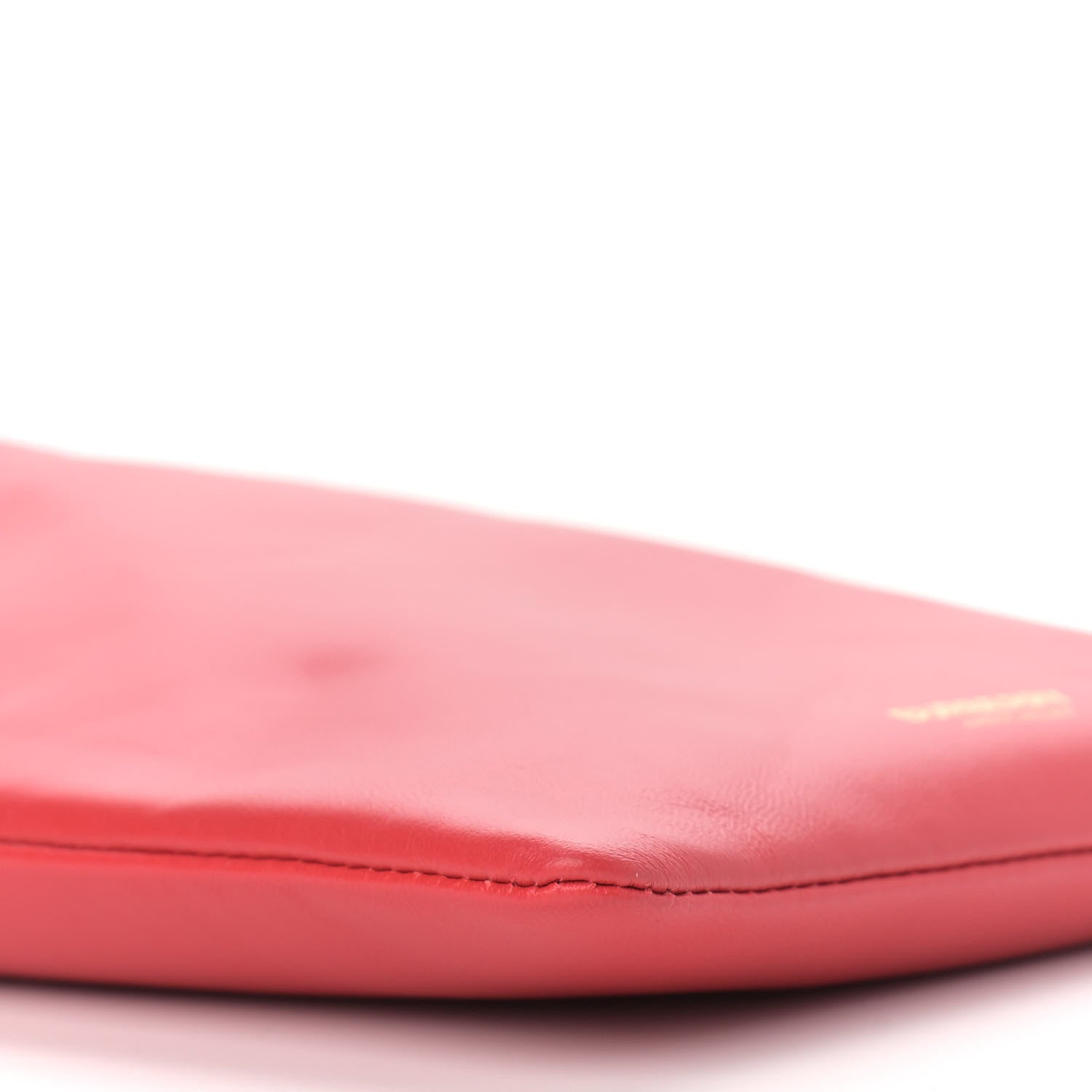 Burberry Calfskin Small Drawcord Pouch Red 9 of 10