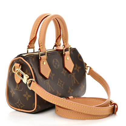 Louis Vuitton Monogram Nano Speedy Bandouliere 3 of 10