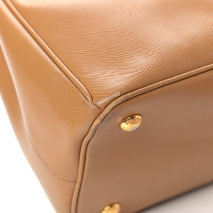 Prada Saffiano Lux Small Tote Caramel 7 of 13