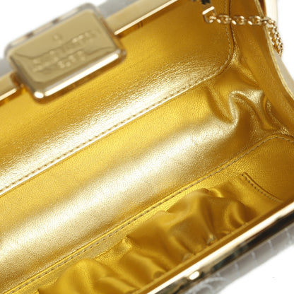 Louis Vuitton Monogram Motard Minaudiere Clutch Pearl 7 of 11