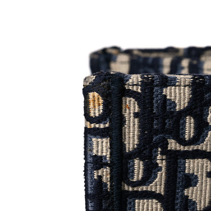 Christian Dior Oblique Book Tote Blue Multicolor 9 of 17