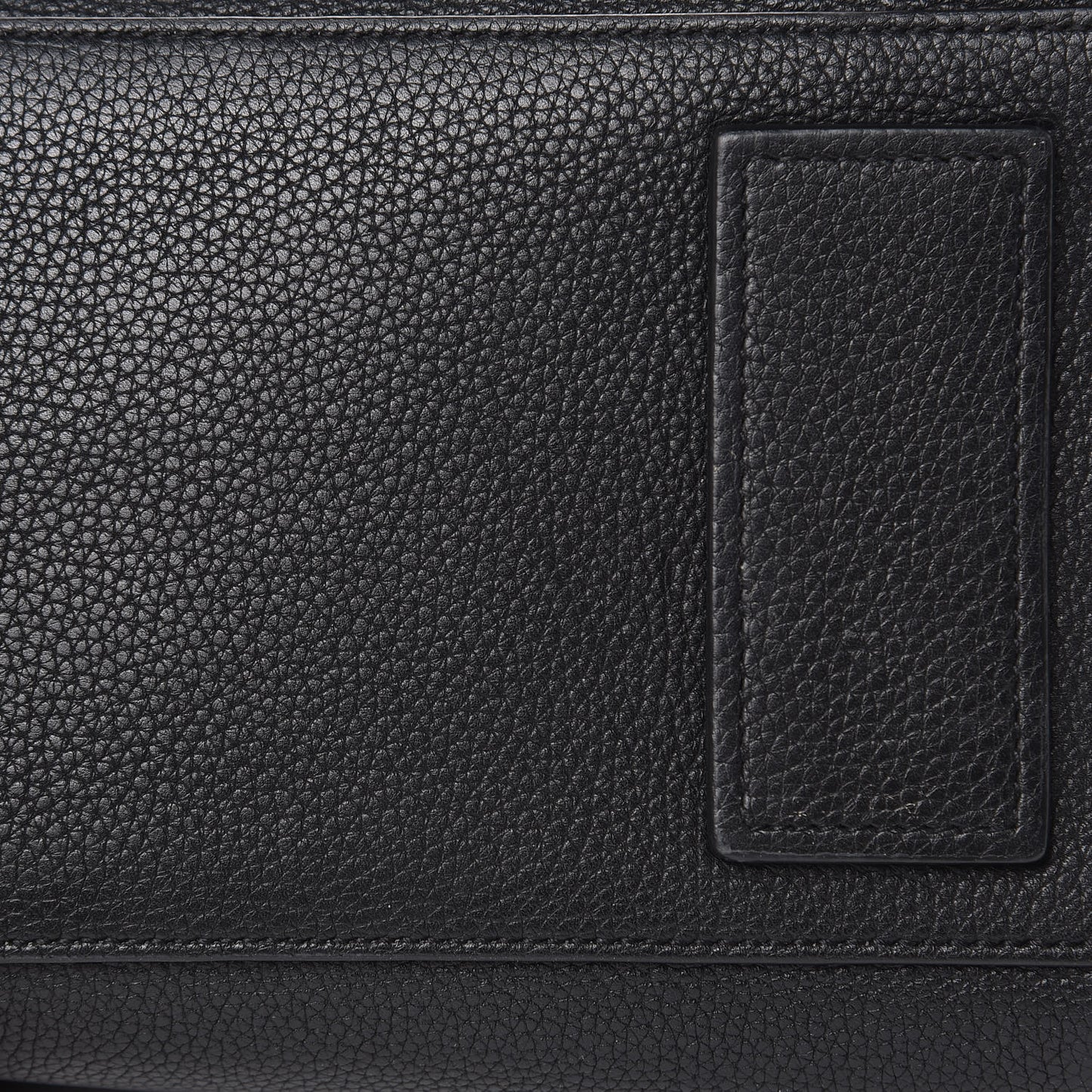 Grained Calfskin Small Supple Sac De Jour Black