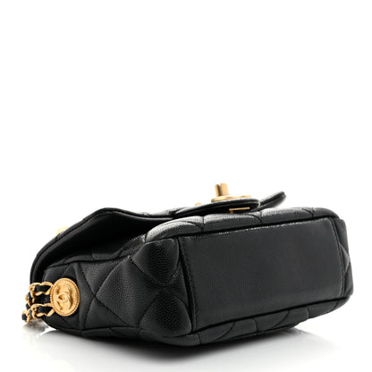 Chanel Caviar Quilted Mini Twist Your Buttons Flap Black 4 of 10