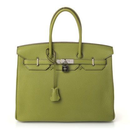 Hermes Togo Birkin 35 Vert Anis 1 of 15