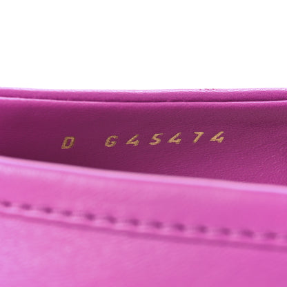 Chanel Lambskin Quilted CC Turnlock Loafers 35.5 Fuchsia 7 of 9