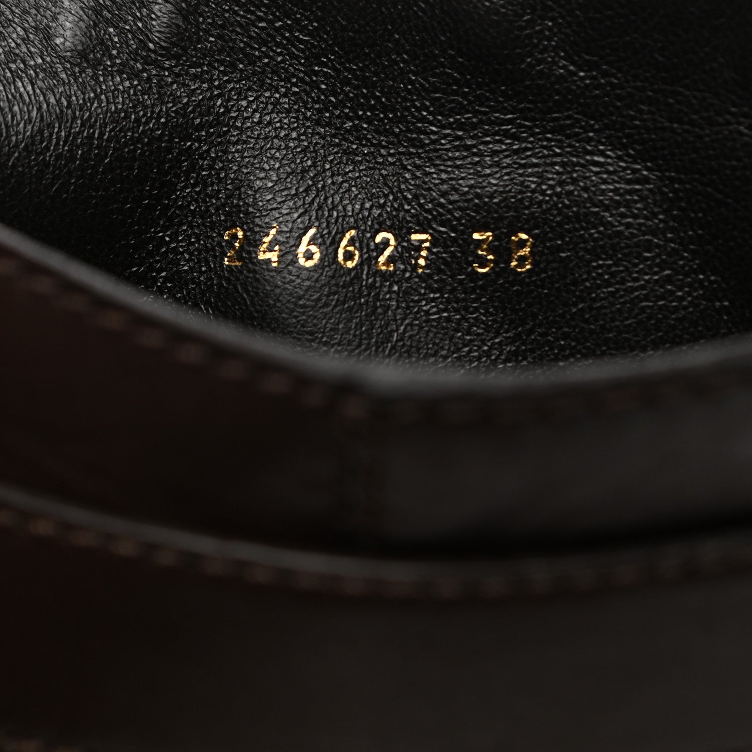 Gucci Calfskin Interlocking G Riding Boots 38 Brown 6 of 7