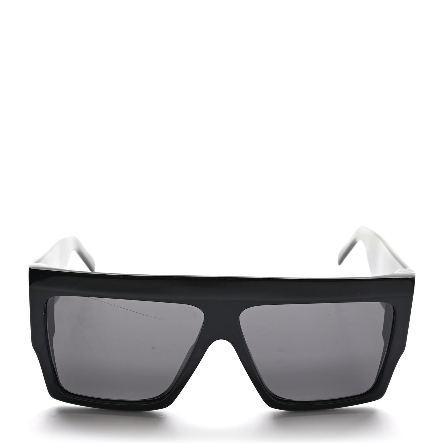 Acetate Flat Top Rectangular Sunglasses CL400921 Black