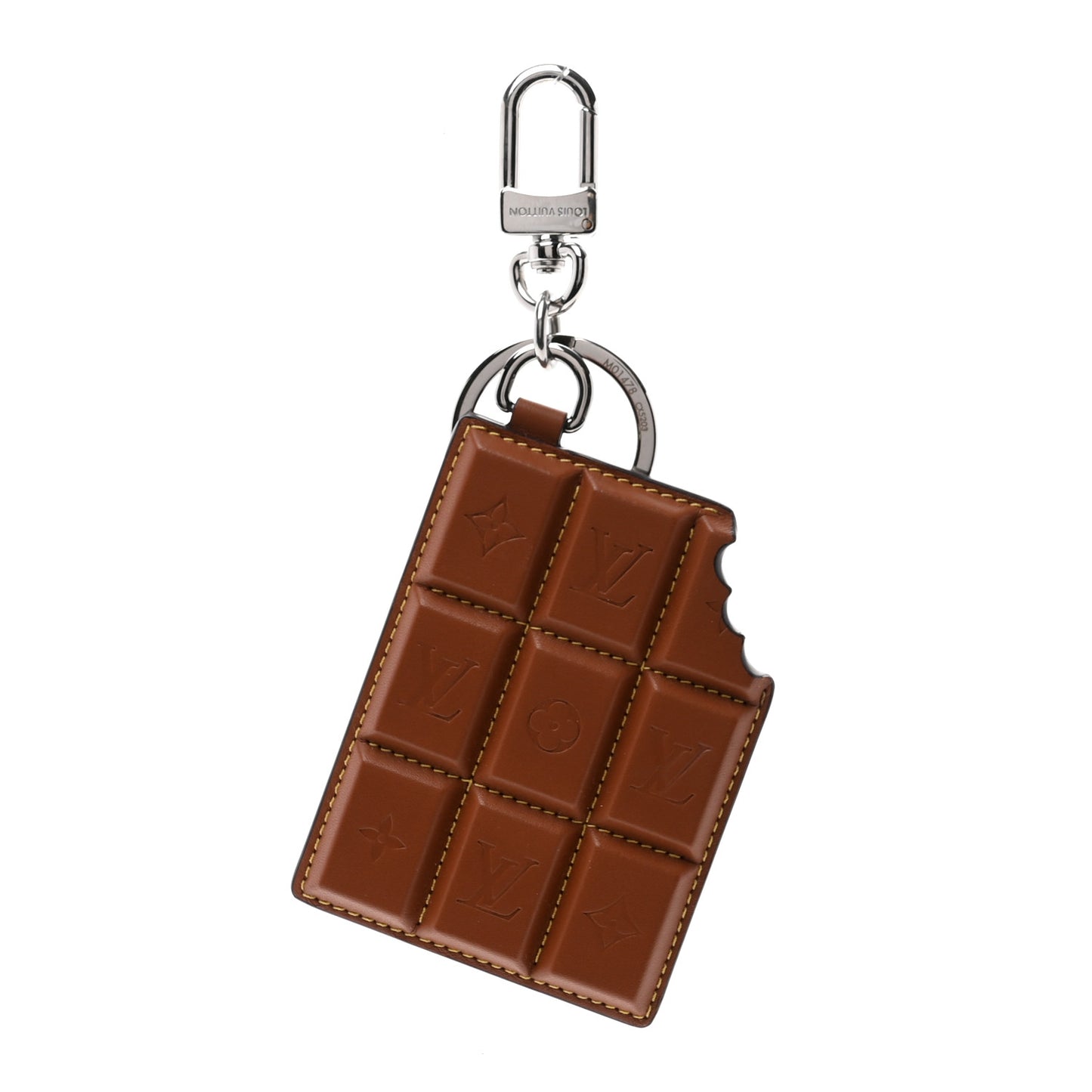Monogram LV Chocolate Bar Bag Charm Key Holder