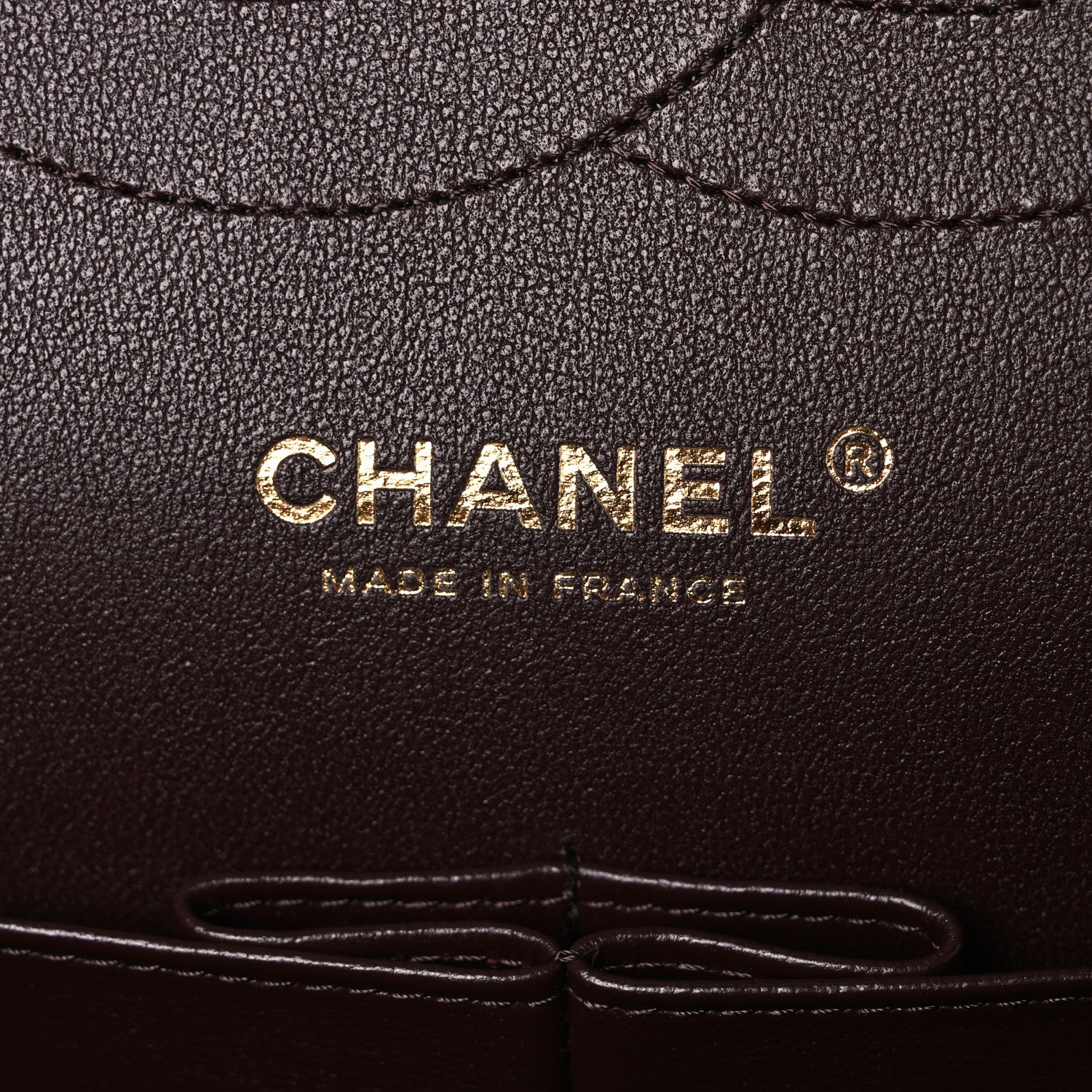 Chanel Caviar Quilted Jumbo Double Flap Dark Brown 6 of 10
