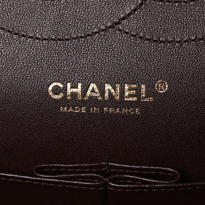 Chanel Caviar Quilted Jumbo Double Flap Dark Brown 6 of 10