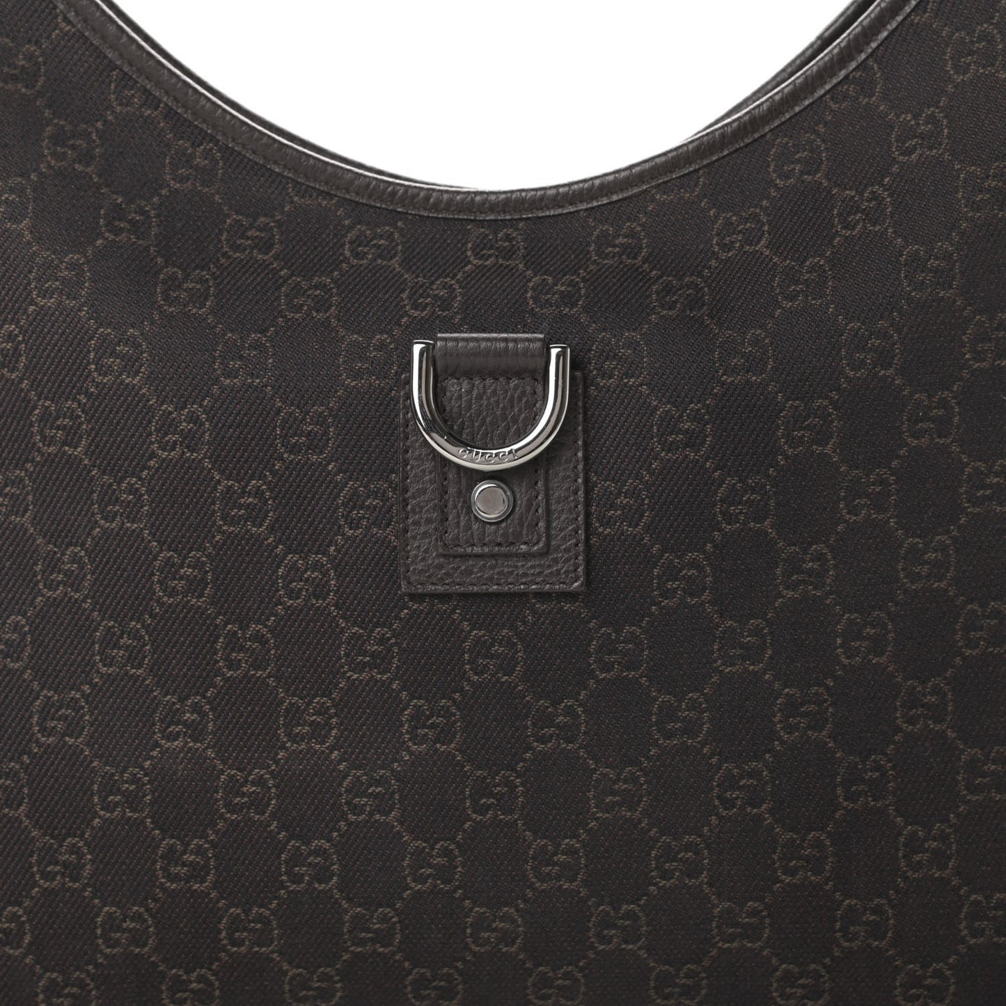 Denim Monogram Abbey D Ring Hobo Brown