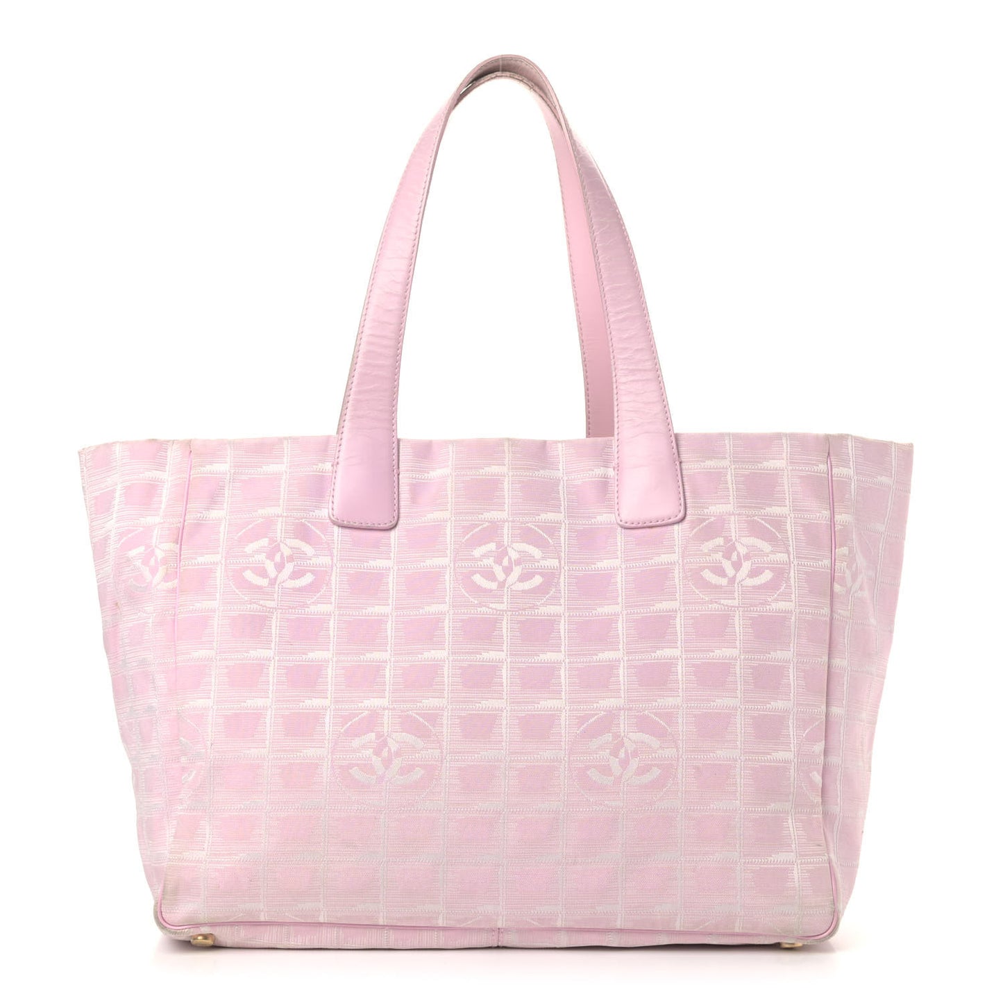 Nylon Medium Travel Tote Pink