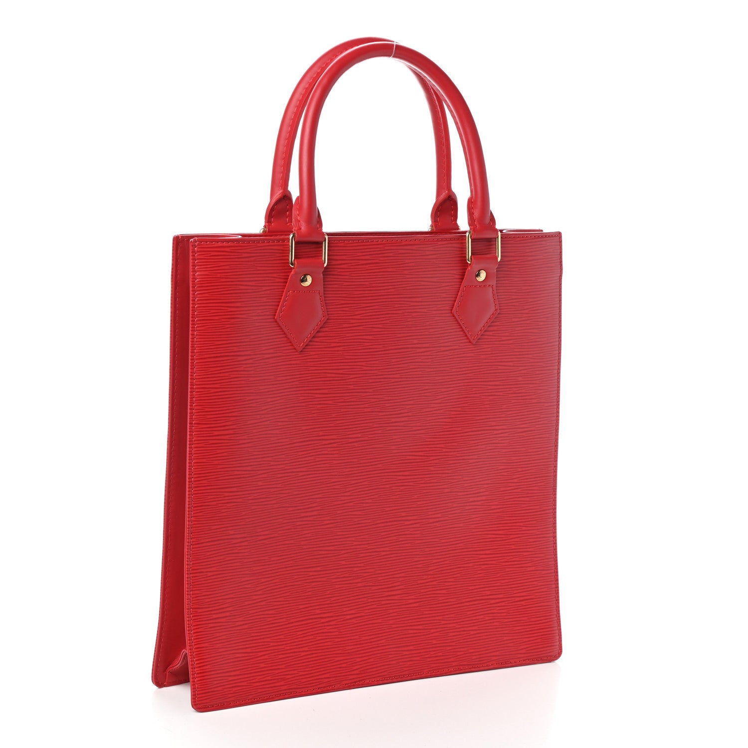 Louis Vuitton Epi Sac Plat PM Castillan Red 3 of 9