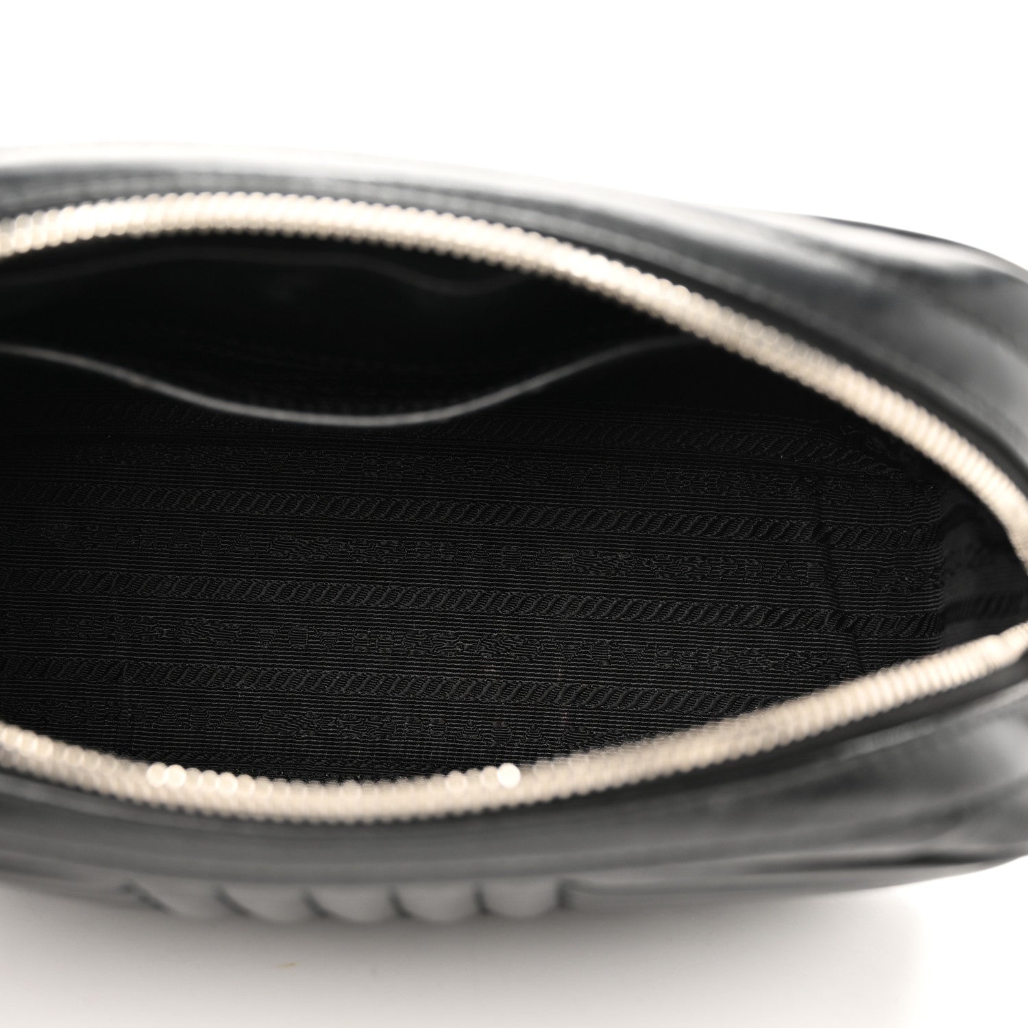 Prada Soft Calfskin Diagramme Camera Bag Black 5 of 10
