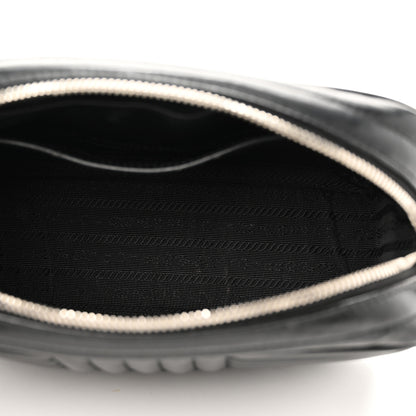 Prada Soft Calfskin Diagramme Camera Bag Black 5 of 10