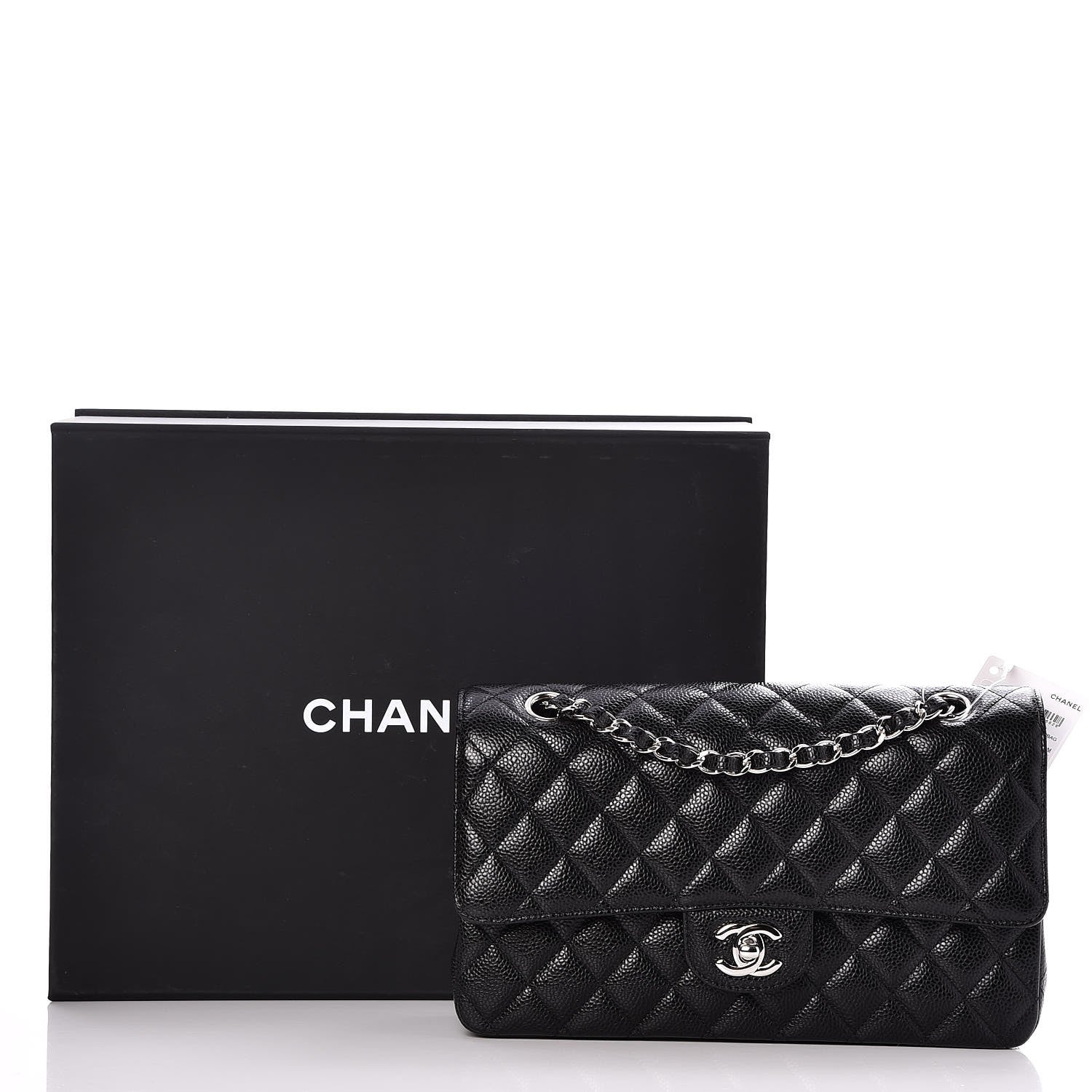 Chanel Caviar Quilted Medium Double Flap Black 7 of 7
