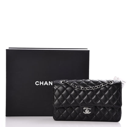 Chanel Caviar Quilted Medium Double Flap Black 7 of 7