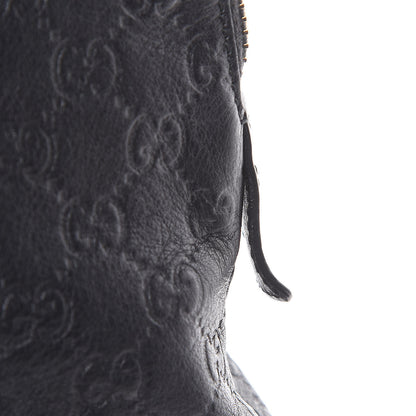 Gucci Guccissima Medium Bree Shoulder Bag Black 23 of 24
