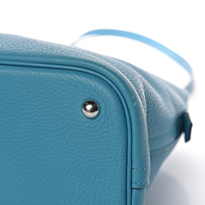 Hermes Taurillon Clemence Bolide 35 Turquoise 13 of 15