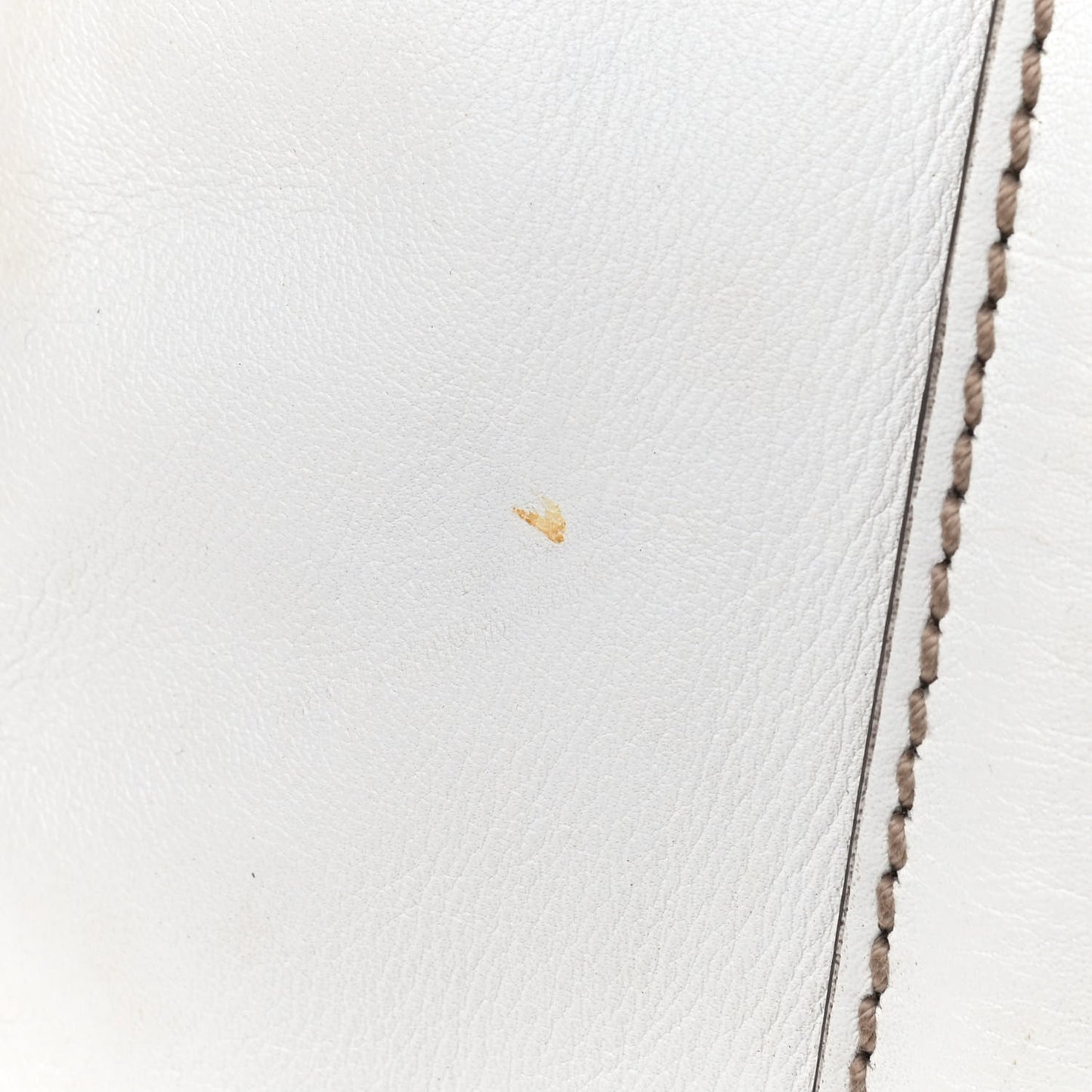 Calfskin Medium Britt Tote Off White