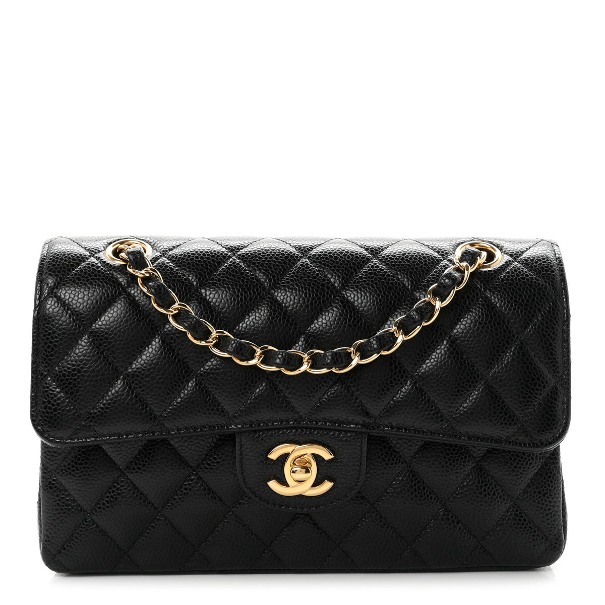 Chanel Caviar Quilted Small Double Flap Black 1 of 11
