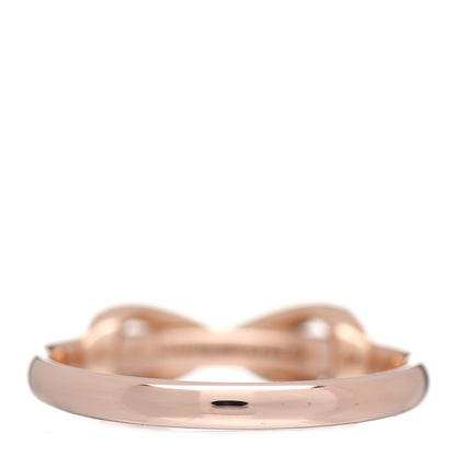 Tiffany 18K Rose Gold Diamond Infinity Ring 54 7 4 of 5