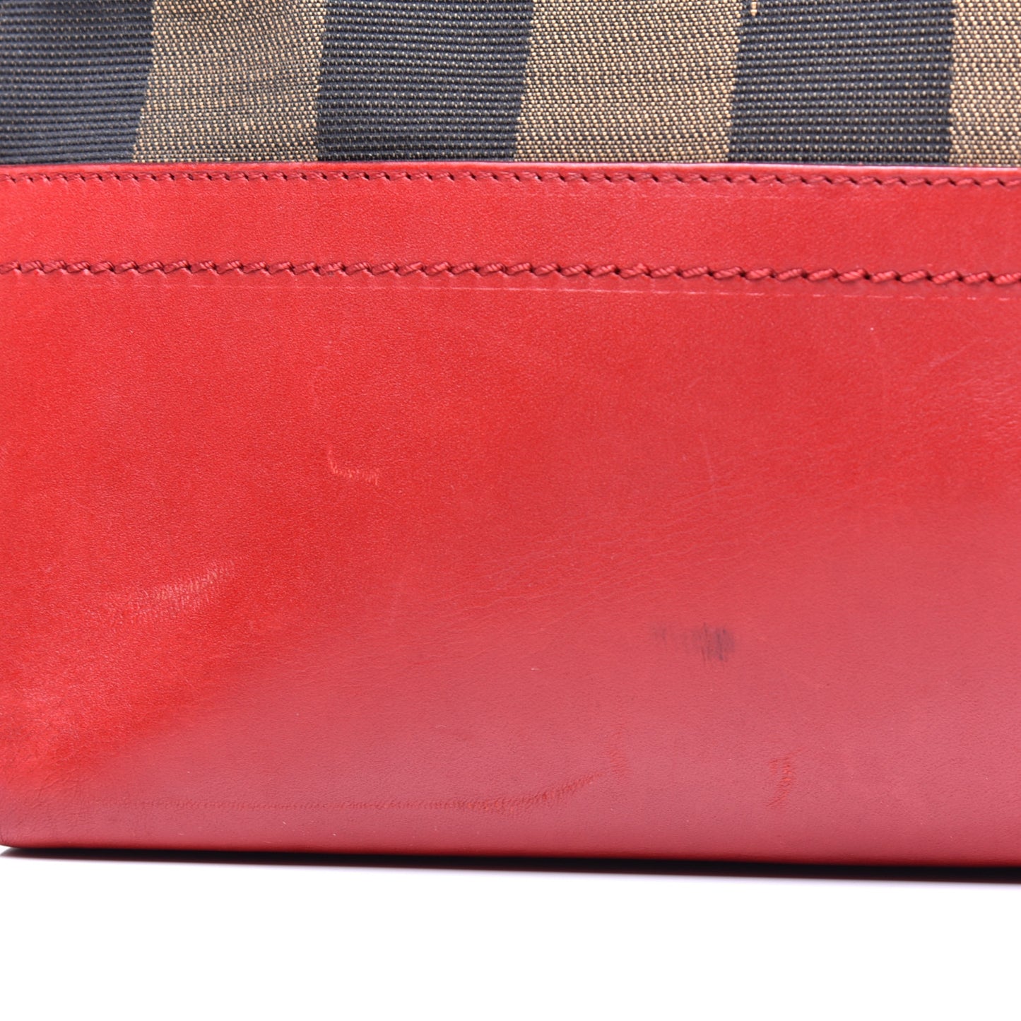 Pequin Cuoio Vegetale Medium Roll Tote Tobacco Rosso Blue Mirto Miele