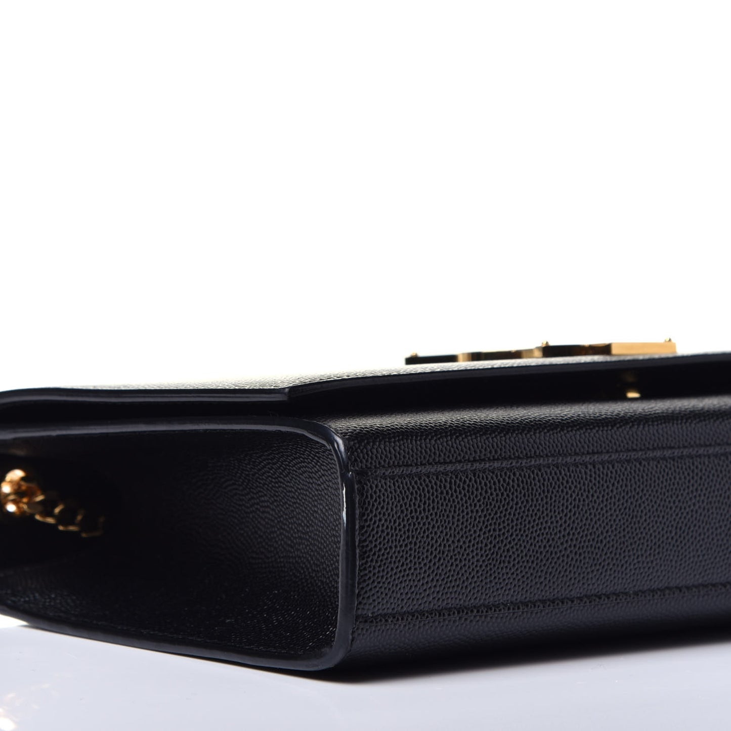 Grain De Poudre Medium Classic Monogram Kate Satchel Black