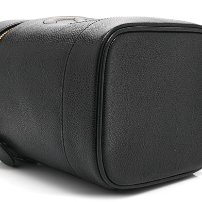 Chanel Caviar Vanity Cosmetic Case Black 10 of 11