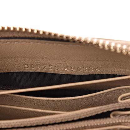 Gucci Microguccissima Nice Zip Around Wallet Cream 7 of 9