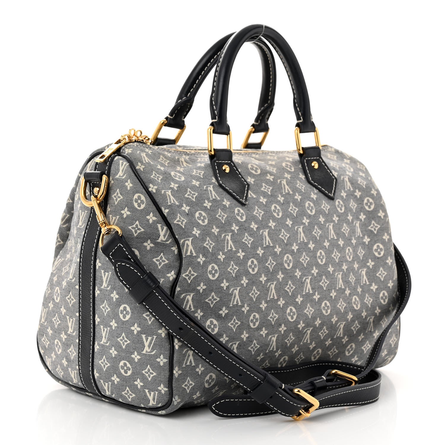 Louis Vuitton Monogram Idylle Speedy Bandouliere 30 Encre 3 of 9