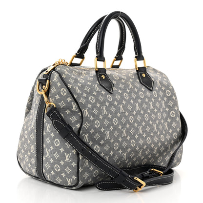 Louis Vuitton Monogram Idylle Speedy Bandouliere 30 Encre 3 of 9