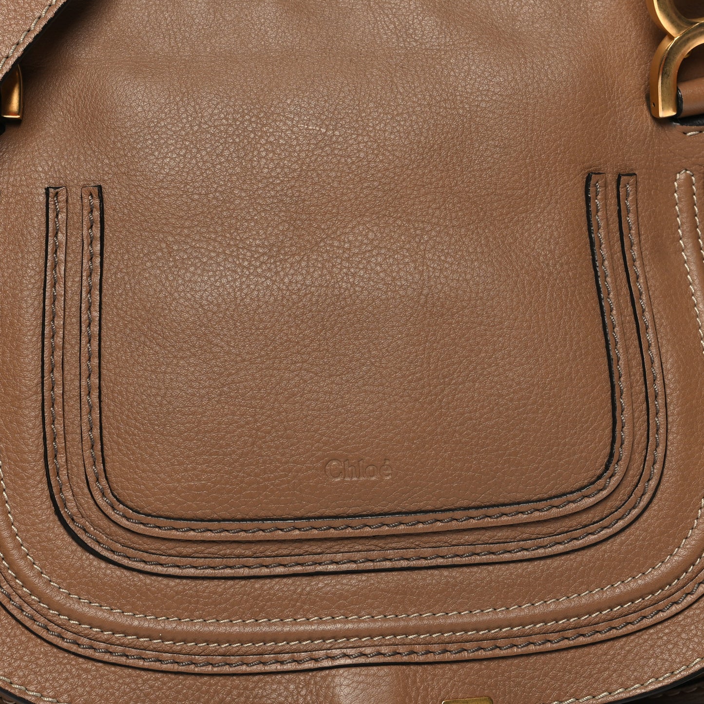 Calfskin Medium Marcie Satchel Nut