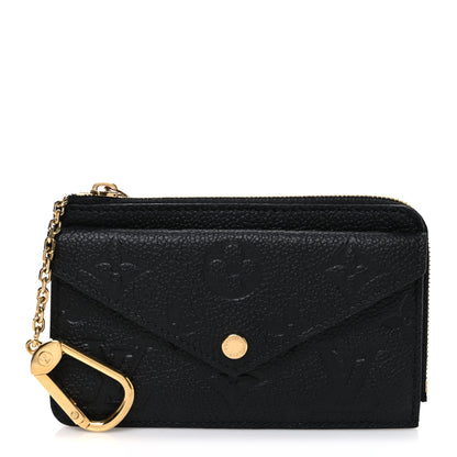 Louis Vuitton Empreinte Recto Verso Card Holder Black 1 of 6