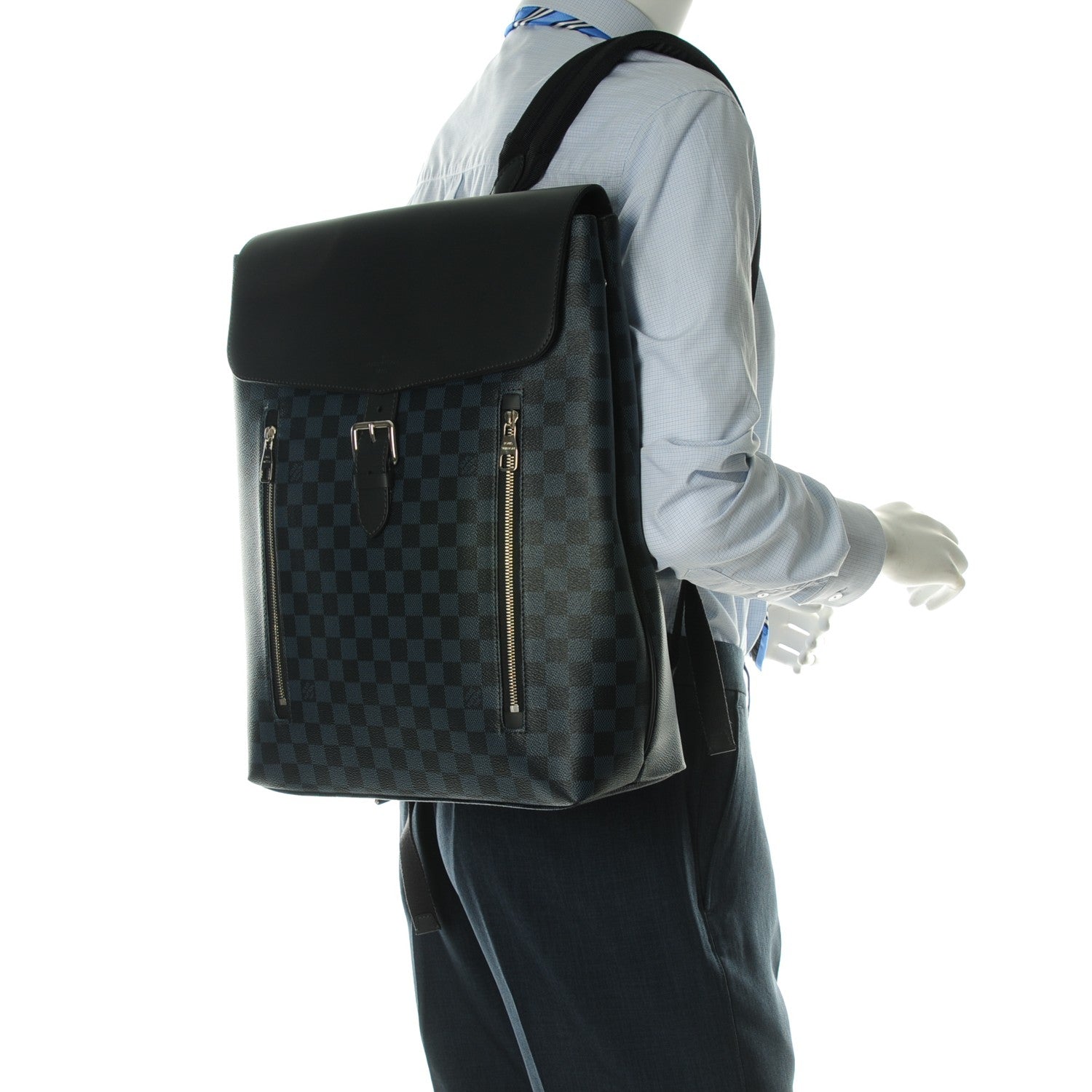 Louis Vuitton Damier Cobalt Newport Backpack 2 of 7