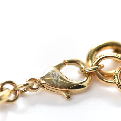 Chanel Crystal CC Chain Long Necklace Gold 5 of 5