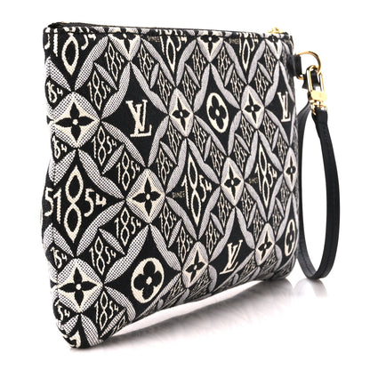 Louis Vuitton Jacquard Since 1854 Neverfull MM GM Pochette Grey 2 of 9