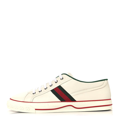 Gucci Jacquard Mini GG Monogram Web Mens 1977 Tennis Sneakers 12 White 1 of 8