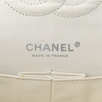 Chanel Caviar Quilted Medium Double Flap White 5 of 9