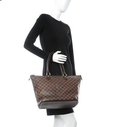 Louis Vuitton Damier Ebene Saleya MM 2 of 16