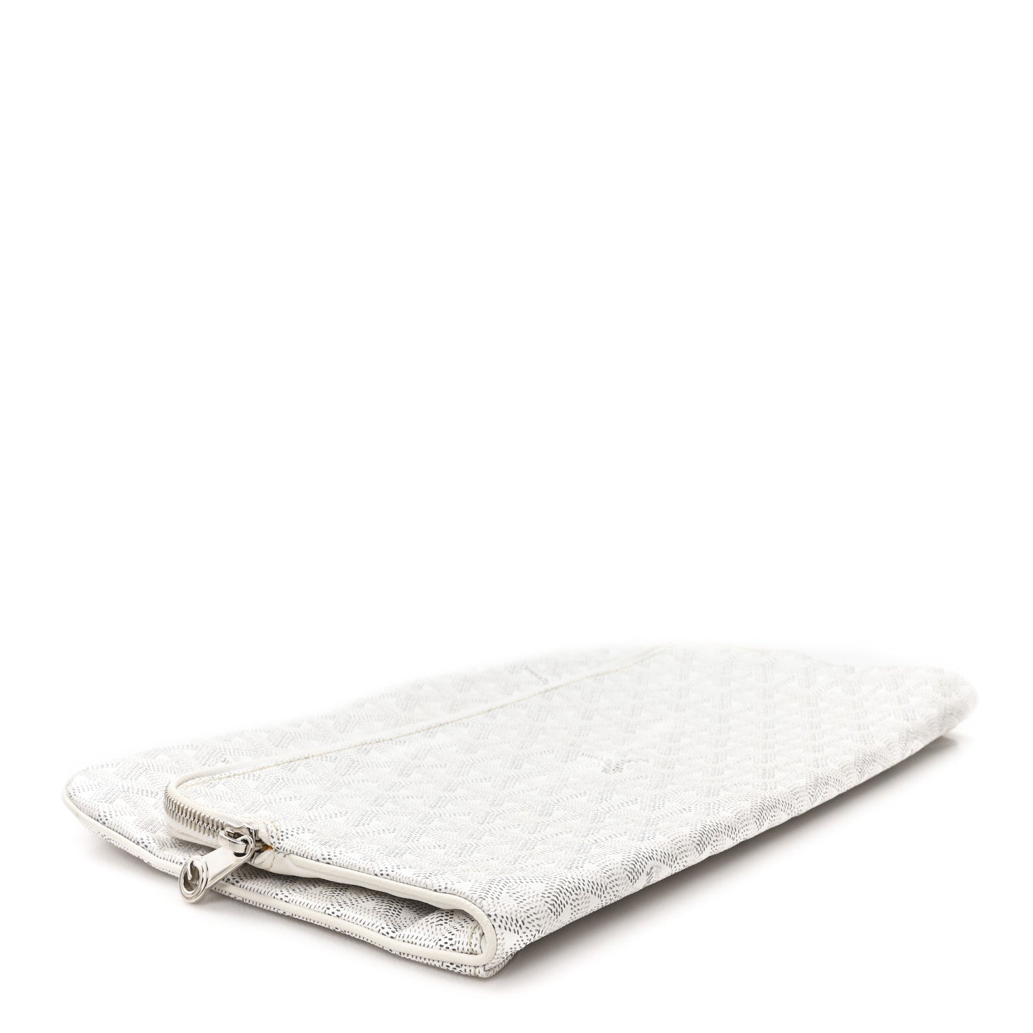 Goyard Goyardine Sainte Marie Soft Clutch White 4 of 7