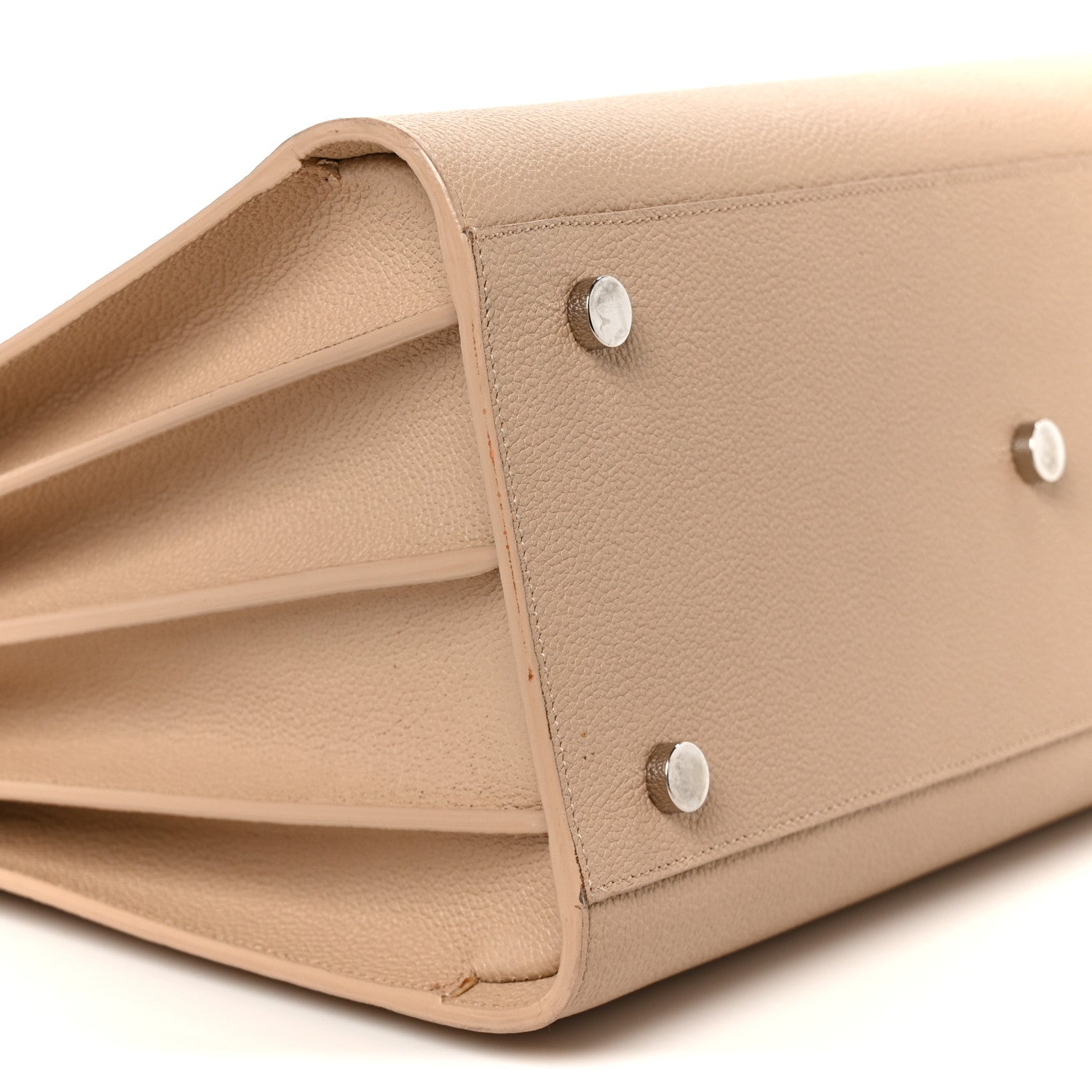 Saint Laurent Grain De Poudre Small Sac De Jour Dark Beige 8 of 9