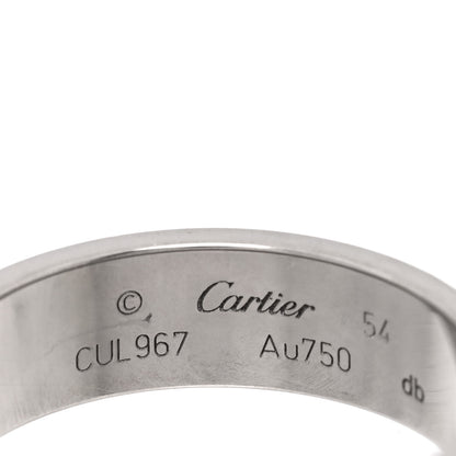 Cartier 18K White Gold 5.5mm LOVE Ring 54 7 4 of 4