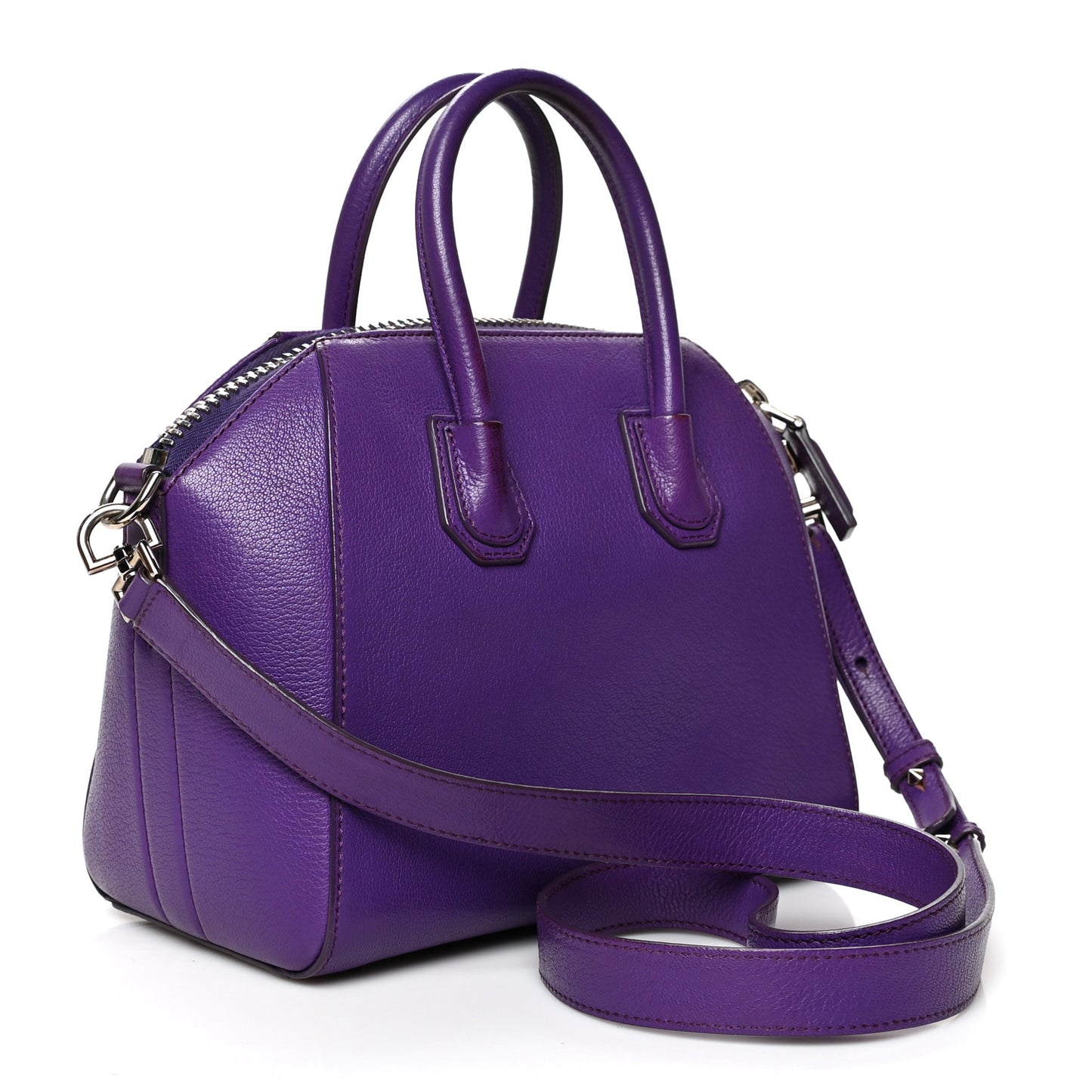 Sugar Goatskin Mini Antigona Purple