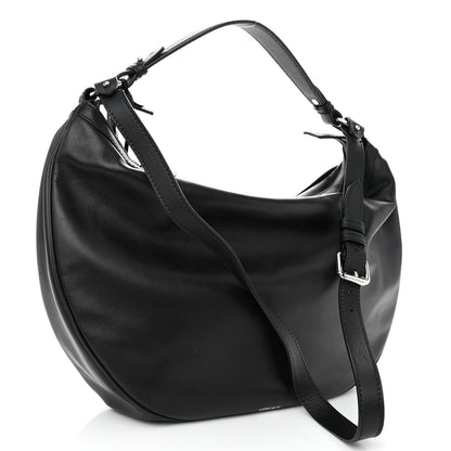 Versace Calfskin Medium Repeat Zip Hobo Black 3 of 9